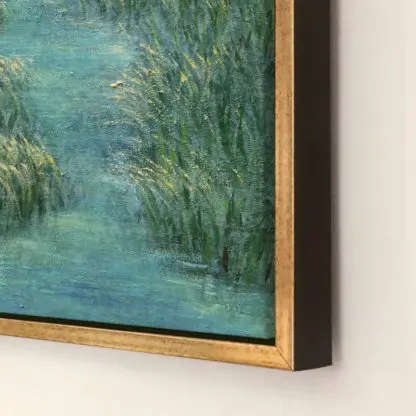 Cánh Đồng Năng - Tranh sơn dầu phòng cảnh đồng quê 100x100 - Hình ảnh 3