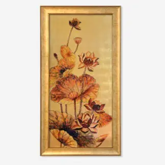 Tranh sơn mài dát vàng quà tặng - Lý tưởng chọn làm quà tân gia - Quà tặng Tả Liên Hoa