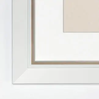 Khung bằng khen A4 A3 A2 White Hova (nhiều kích thước) bản 6.5 cm KC13