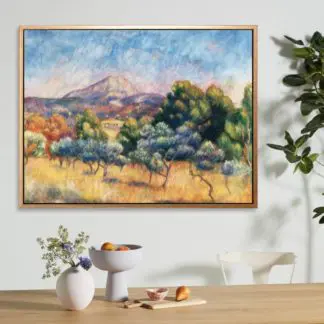 Montagne Sainte - Tranh canvas treo tường danh hoạ