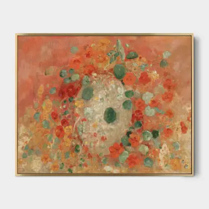 Nasturtiums - Tranh canvas treo tường danh hoạ Odilon Redon
