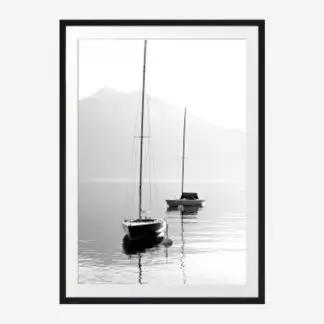 Mono Boat 2 - Tranh khung kính treo tường 30x42