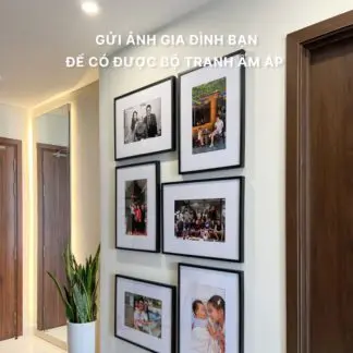 In ảnh gia đình lộng khung kính
