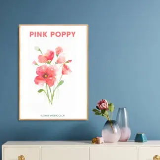 Poster Pink Poppy