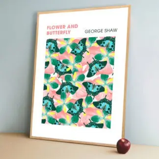 Poster Flower And Butterfly