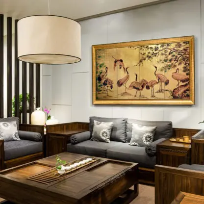 Tranh Tùng Hạc Diên Niên