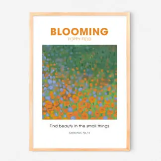 Poster Blooming Poppy Field