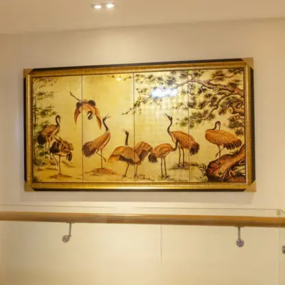 Tùng Hạc Diên Niên Tranh sơn mài mang lời chúc trường thọ và thinh vượng - Hình ảnh 6