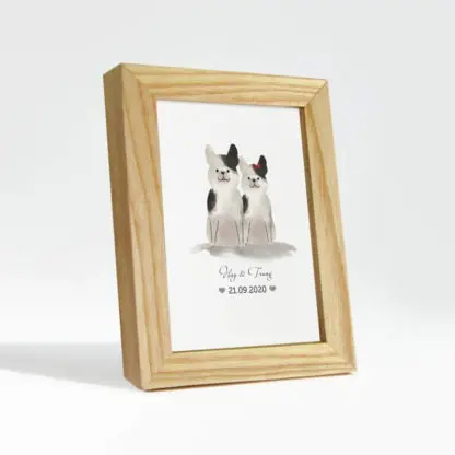 Pet Couple - Postcard in tên theo yêu cầu - Hình ảnh 3