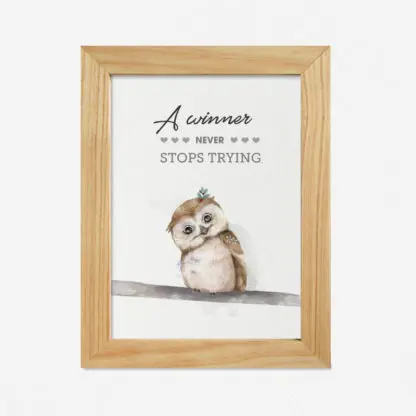 Little Owl - Postcard in tên theo yêu cầu - Hình ảnh 3