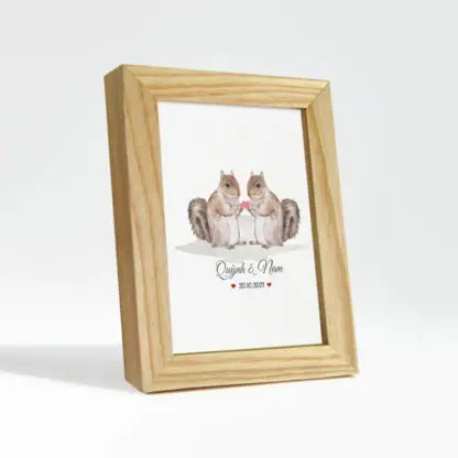Squirrel - Postcard in tên theo yêu cầu - Hình ảnh 4