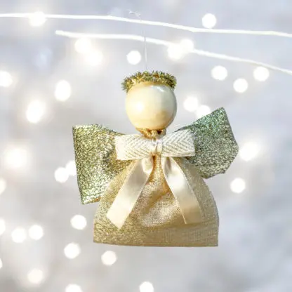 Đồ trang trí Noel - Thiên Thần Tuyết Vàng
