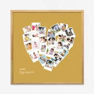 Album ảnh gia đình trái tim