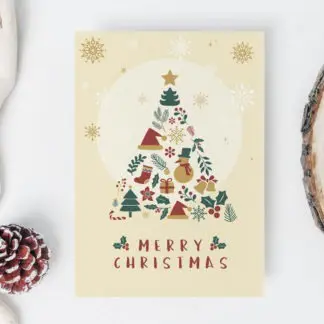 Thiệp giáng sinh Christmas Tree