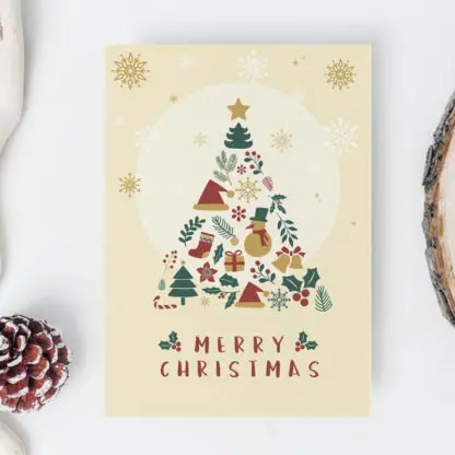 Thiệp giáng sinh Christmas Tree