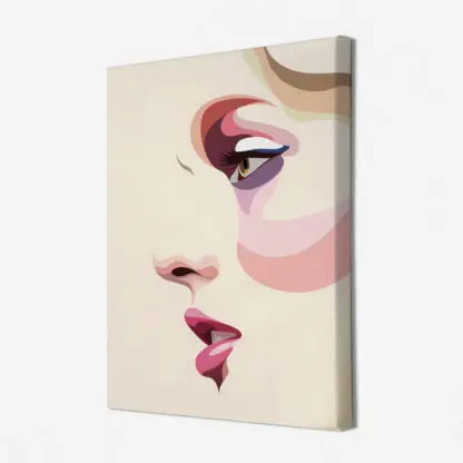 Tranh cô gái nghệ thuật - Tranh canvas - Hình ảnh 3