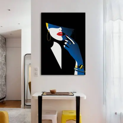 Tranh cô gái nghệ thuật bí ẩn  - Tranh canvas - Hình ảnh 2