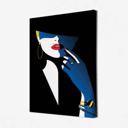 Tranh cô gái nghệ thuật bí ẩn  - Tranh canvas - Hình ảnh 3