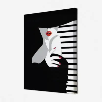 Tranh cô gái gợi cảm - Tranh canvas - Hình ảnh 3