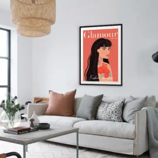 Tranh cô gái Glamour