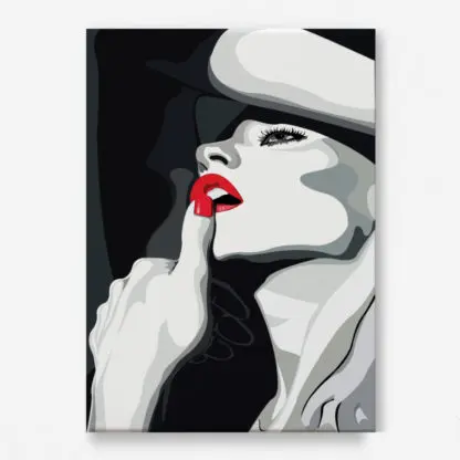 Tranh cô gái bí ẩn - Tranh canvas