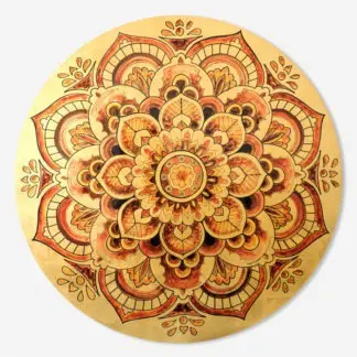 Sala Mandala - Tranh sơn mài dát vàng phòng thờ