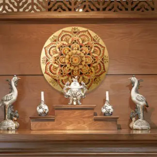 Sala Mandala - Tranh sơn mài dát vàng phòng thờ