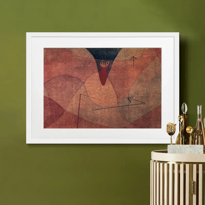 Tranh trừu tượng Tiến hóa trên không trung Aviatic Evolution -Paul Klee - Ảnh 2