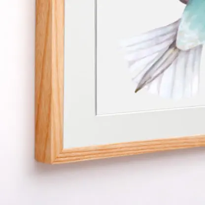 Hummingbird - Tranh vẽ con chim ruồi xanh ngọc - Ảnh 4