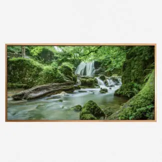 Tranh phong cảnh thiên nhiên hồ nước trong xanh - Tranh canvas