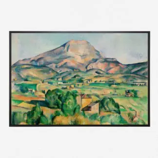 Tranh canvas phong cảnh châu Âu Sainte Victoire - Paul Cezanne 80x100