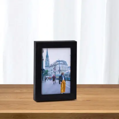 Khung ảnh gỗ để bàn màu đen bản 2 cm BLACK OAK 10x15, 13x18, 15x21, 30x30 - Hình ảnh 5