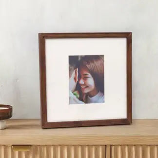 Khung ảnh gỗ bản 2 cm để bàn màu nâu BROWN OAK 10x15, 13x18, 15x21, 30x30