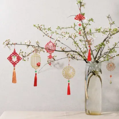 Hổ sinh tài - Phụ kiện trang trí cây mai cây đào - Hình ảnh 3
