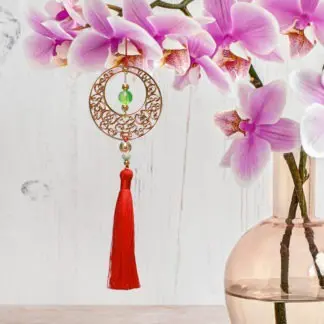 Nhật Nguyệt Hòa Viên -  Dây trang trí Tết  trang trí cây đào cây mai