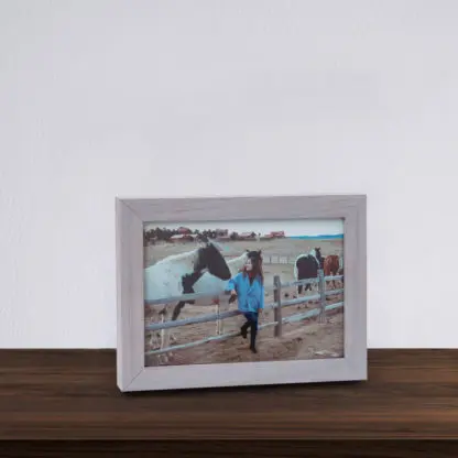 Khung ảnh gỗ để bàn bản 2 cm màu xám GREY OAK 10x15, 13x18, 15x21, 30x30 - Ảnh 3