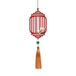 Kim Hoa Đăng đỏ - Dây treo trang trí cây mai, cây đào tết, quà tết cho nhân viên