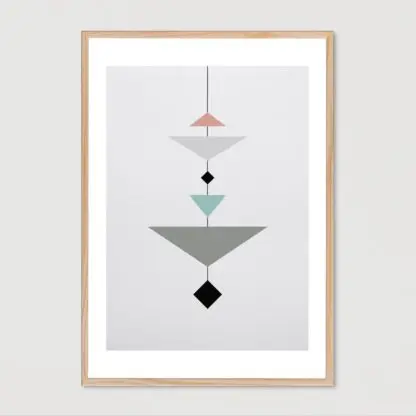 Tranh khung kính tối giản minimalist MI2 40x60 cm