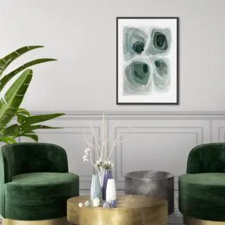 Tranh khung kính tối giản Minimalist Vân Tay 40x60 cm