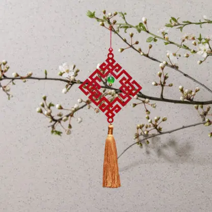 Bộ 3 Phúc Lộc Thọ Toàn, đồ treo cây đào ngày tết, dây treo cây mai | 3PLTTD - Hình ảnh 3
