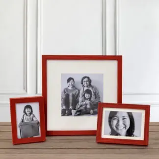Khung hình gỗ để bàn màu đỏ bản 2 cm RED OAK 10x15, 13x18, 15x21, 30x30