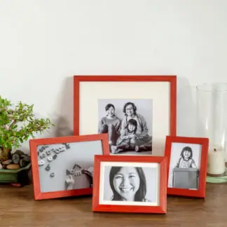 Khung hình gỗ để bàn màu đỏ bản 2 cm RED OAK 10x15, 13x18, 15x21, 30x30