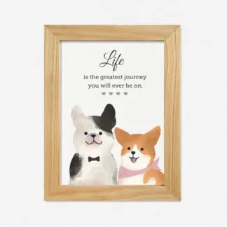 Nice Friend - Postcard in tên theo yêu cầu