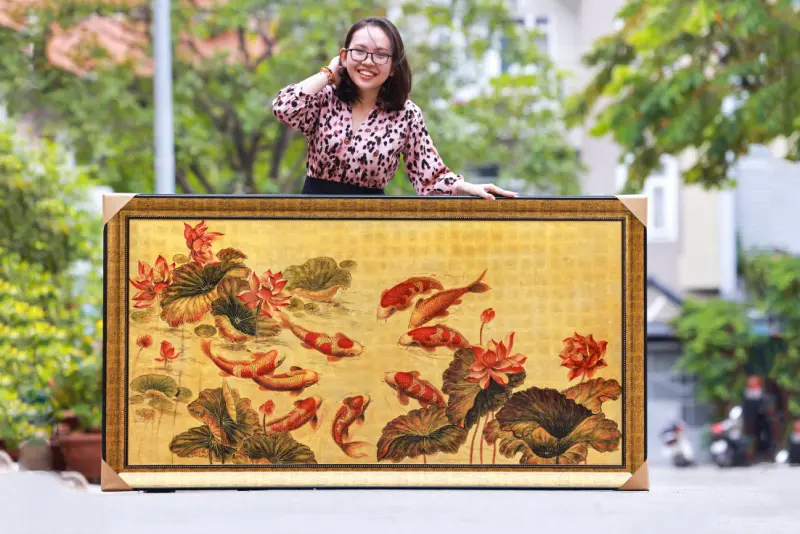 Ý nghĩa tranh Cửu ngư Quần Hội