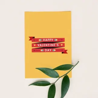 Thiệp quà tặng Happy Valentine's Day