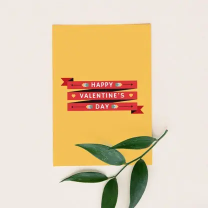 Thiệp quà tặng Happy Valentine's Day