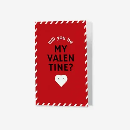 Thiệp quà tặng Will you be my valentine