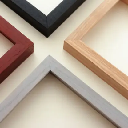 Khung ảnh gỗ để bàn 10x15 bản 2 cm | màu tự nhiên, trắng, đen, nâu, xám, đỏ - Hình ảnh 4
