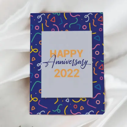 Thiệp quà tặng Happy Anniversary 2022