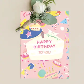 Thiệp quà tặng chúc mừng sinh nhật Happy Birthday 3